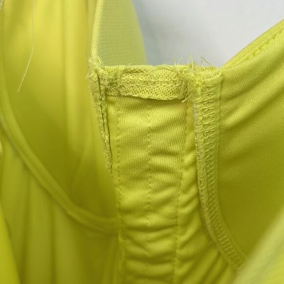 Haute Monde Yellow Body con ruched corset dress size 1X NWT - Picture 9 of 12